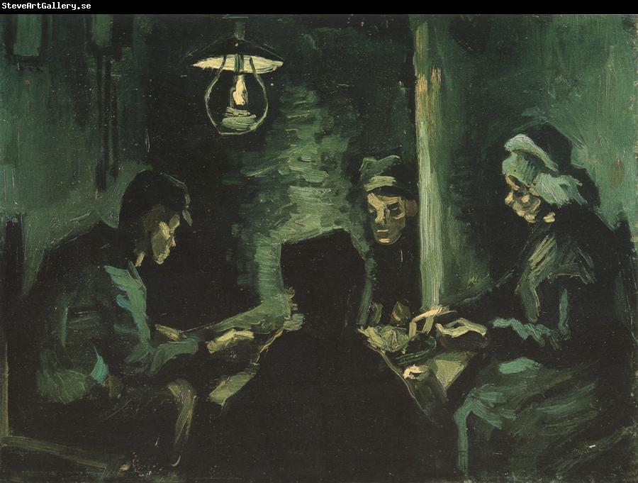 Vincent Van Gogh Four Peasants at a Meal (nn04)